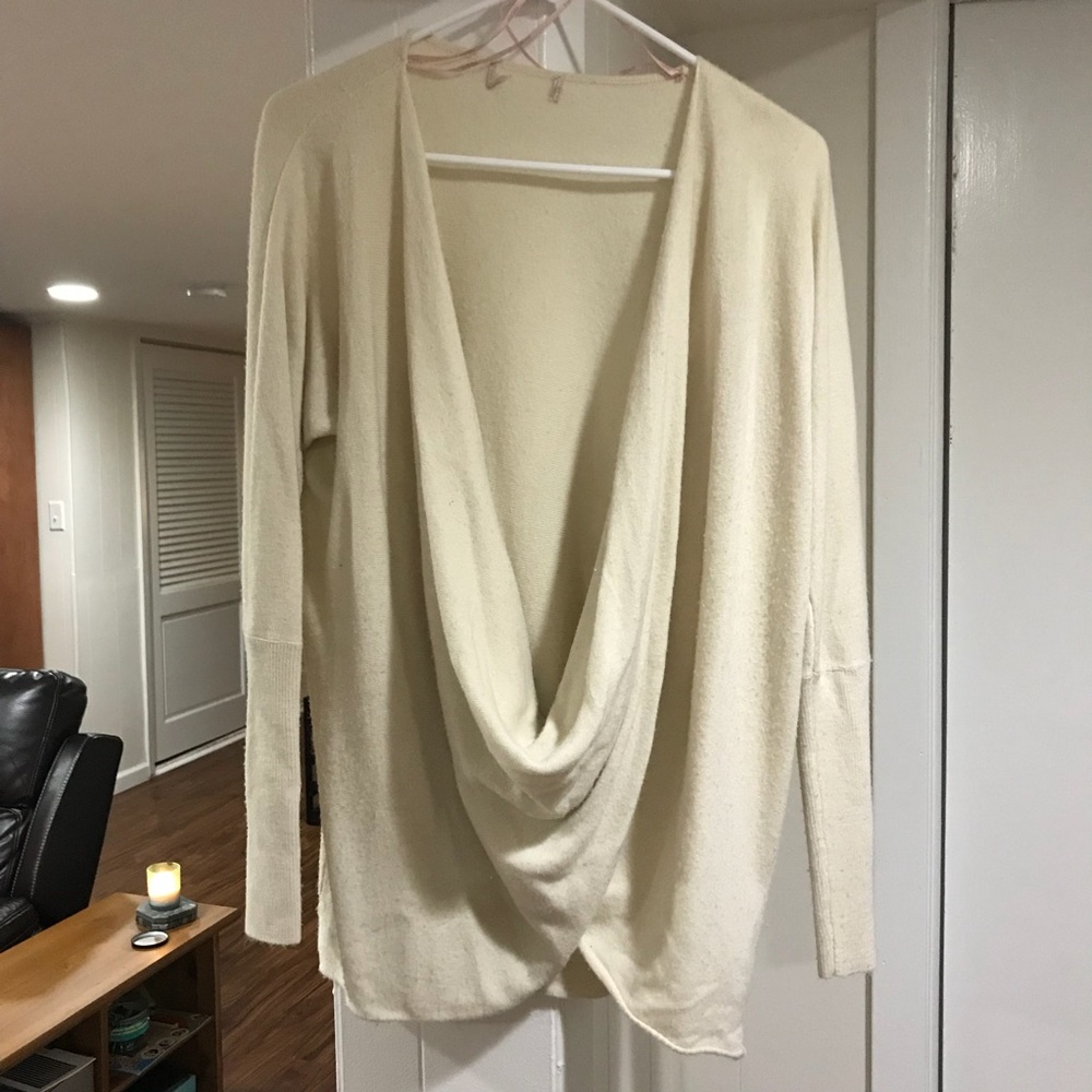 Open front sweater